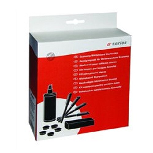 Set Accesorii tabla magnetica 4 culori + burete + spray curatare + magneti