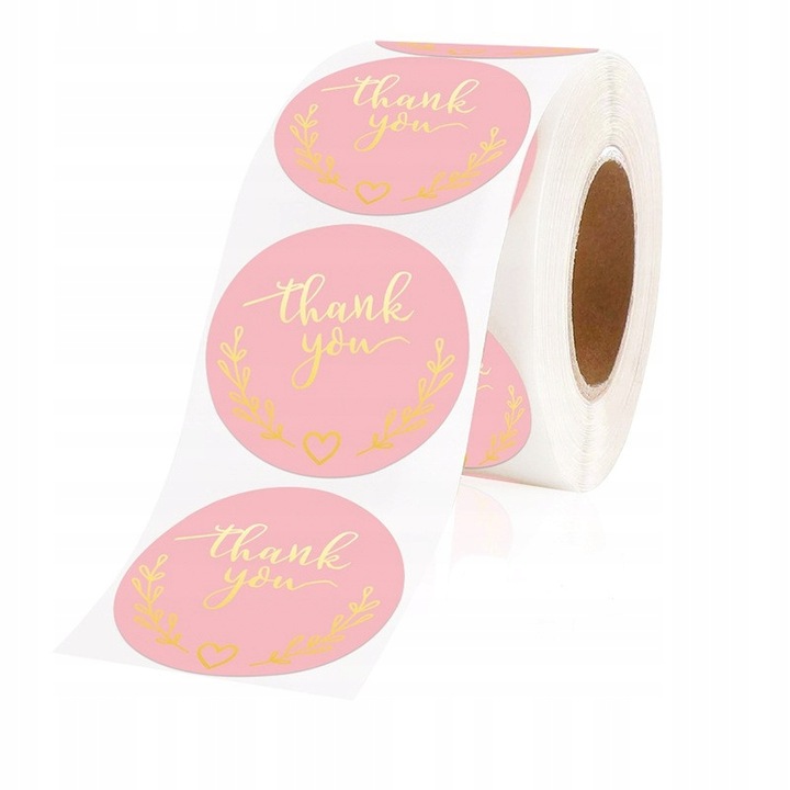 Комплект самонагряващи се ролки 500, 2,5 см, Розови