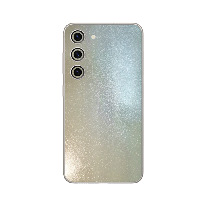 Folie Protectie iSkinz pentru Samsung Galaxy S23 5G - Crystal White Sidef Simple Cut, Skin Adeziv, Cover pentru Carcasa Spate