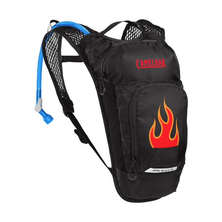 Раница Camelbak Kids' Mini MULE® Hydration Pack with Crux® Reservoir - Black/Flames
