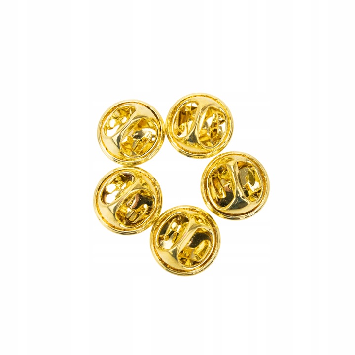 Set 5 pinuri, Pinets, Metal, Auriu