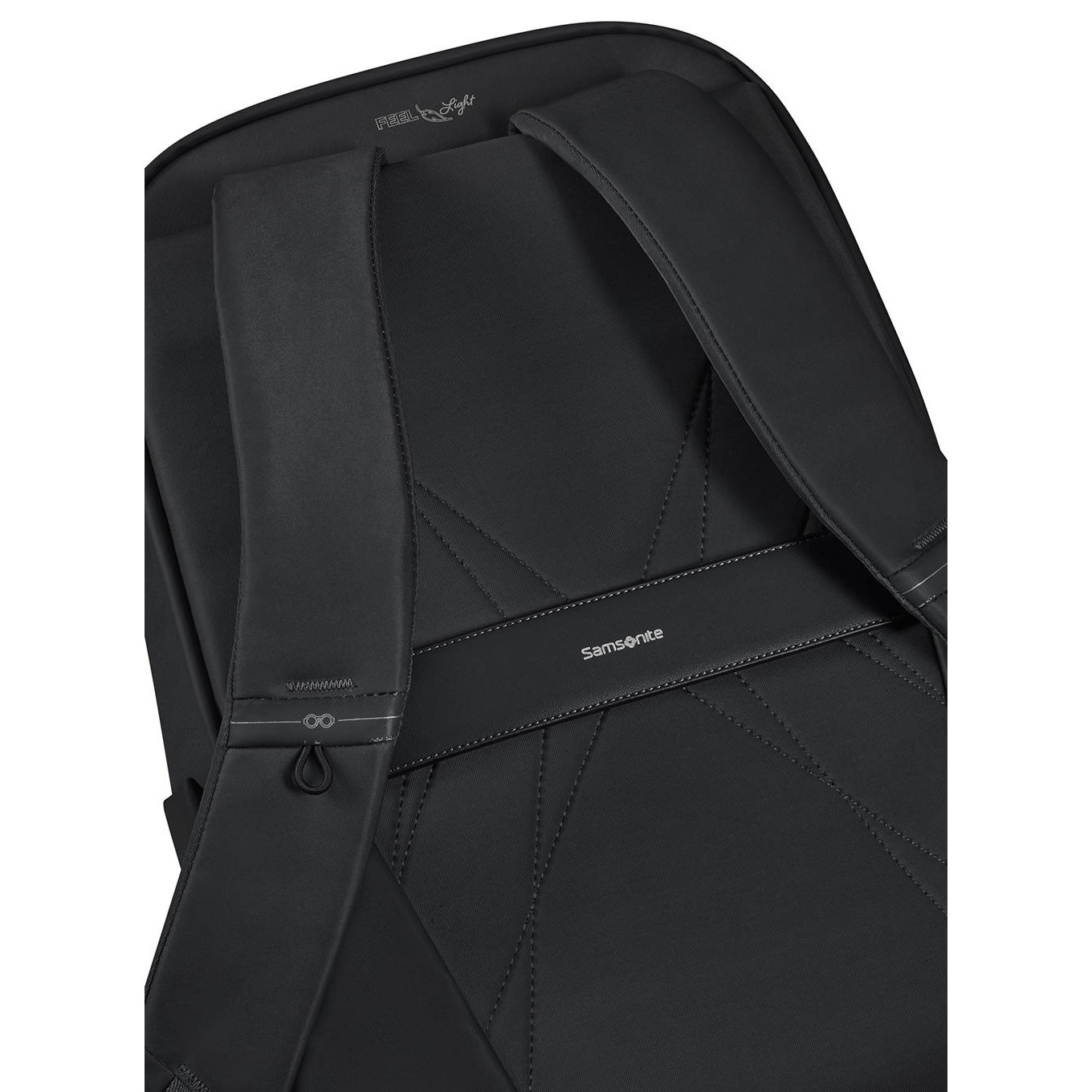 Rucsac pentru laptop, Samsonite, Poliester, 43x28x16.5 cm, Negru