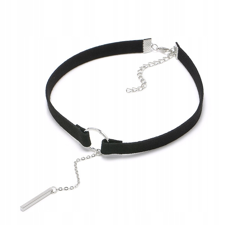 Choker, Little angel, Piele intoarsa, Negru