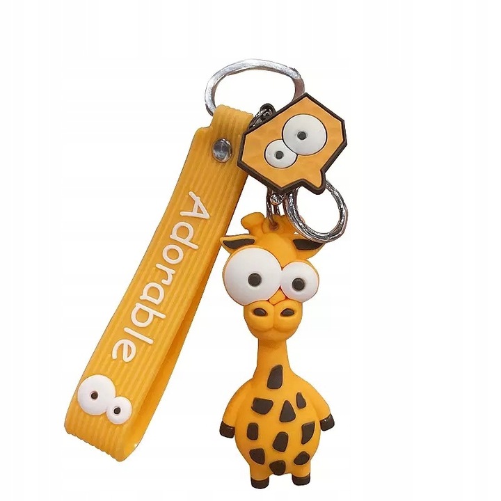 Ключодържател, ангелче, модел жираф, портокал