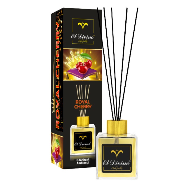 Szobafrissítő - Ambianta Reed Diffuser, 100ml, Royal Cherry El Divino