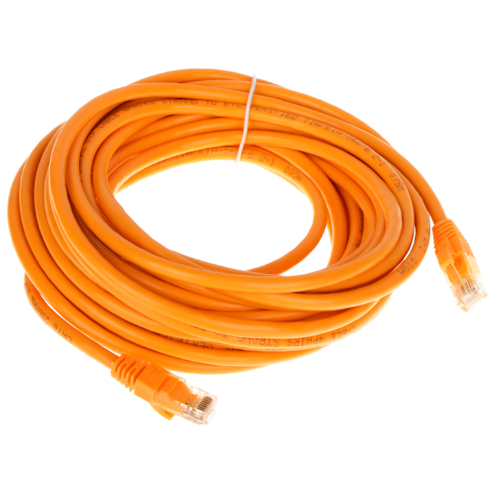 Patchcord UTP Cat.6 portocaliu - 10 m