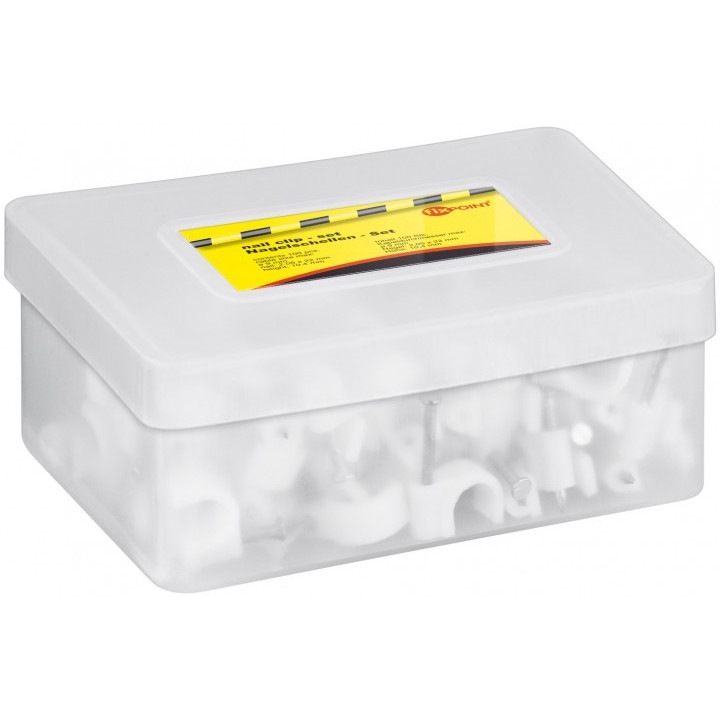 Clema fixare cablu 9mm 100 bucati