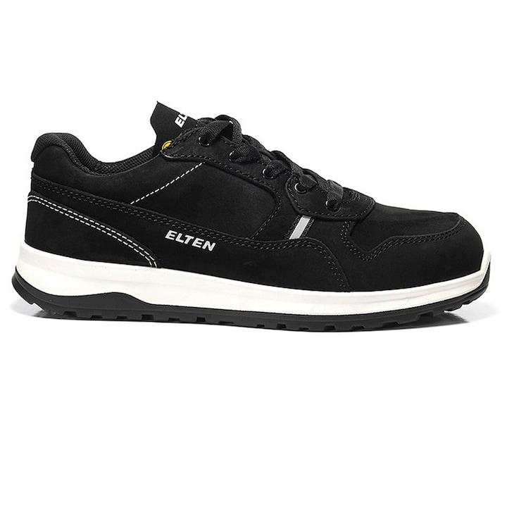 Fekete védőcipő Journey Black Low ESD S3 Elten 43