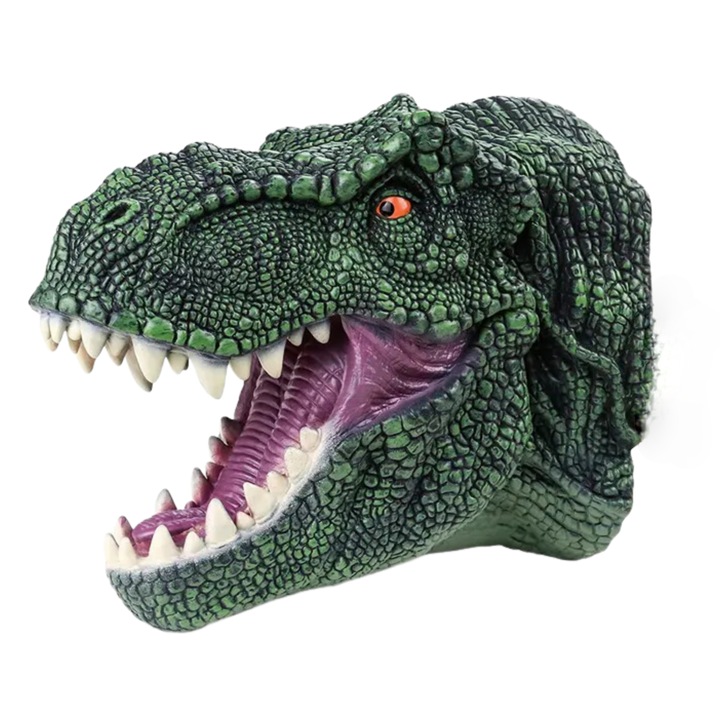 Интерактивна играчка за ръце, динозавър, гума, 20,5x14x9 см, + 3 години, полезност One