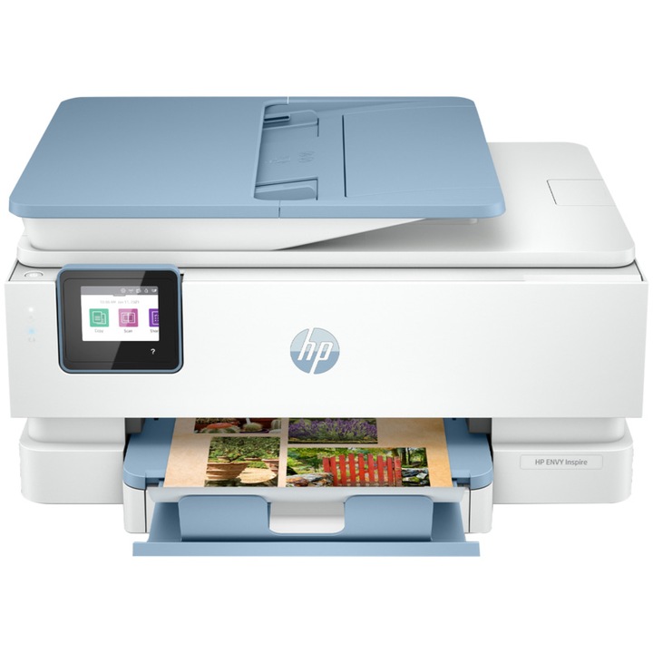 HP ENVY Inspire 7921e AiO Surf Blue multifunkciós színes tintasugaras nyomtató, tálca 125 lap, kimenet 60 lap, kétoldalas nyomtatás, Instant Ink jogosult