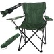 Scaun Pliabil Pescuit, Camping, Gradina, Welora®, Husa Transport, Suport de Pahar, Stabil, Usor de Montat, Compact, Dimensiuni 80x48x82 cm, Verde