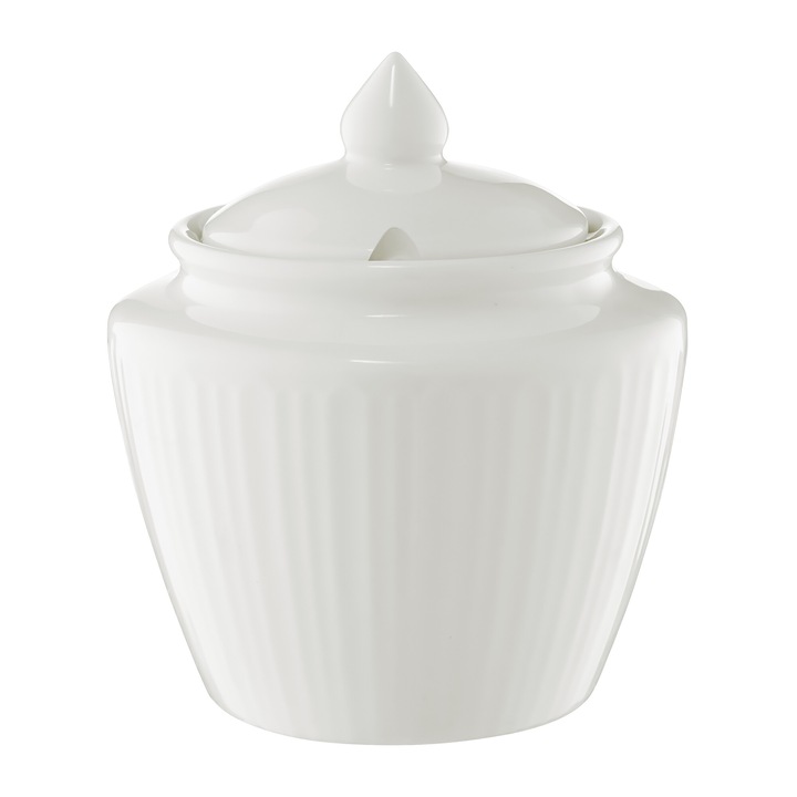 Zaharnita cu capac 300ml, portelan, AMBITION Perla