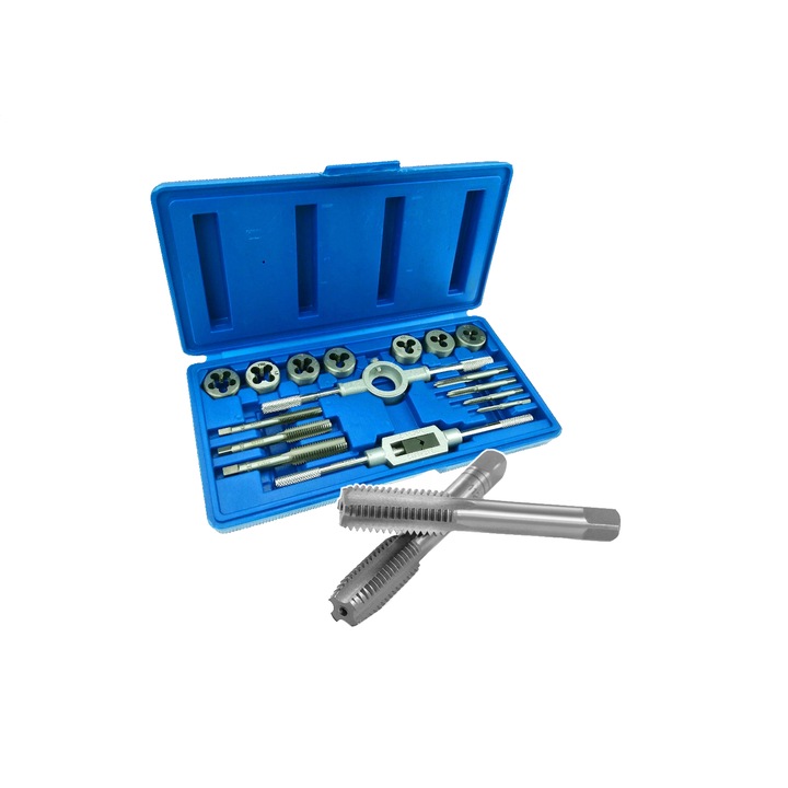 Set tarozi și filiere Satra, 16 piese, M3-M12