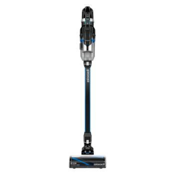 Aspirator vertical fara fir Bissell 3175N Icon Turbo, 105W, 25V, autonomie 50 min, perie anti-incurcare, iluminare LED, albastru-negru