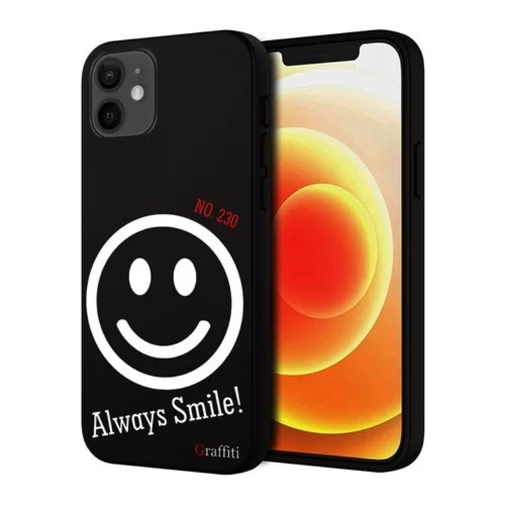 Telefontok iPhone 12 mini - Graffiti No.230 mintás szilikon tok