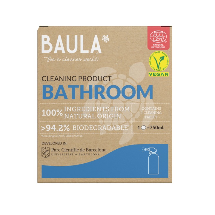 Detergent ecologic pentru baie, Baula, 750 ml