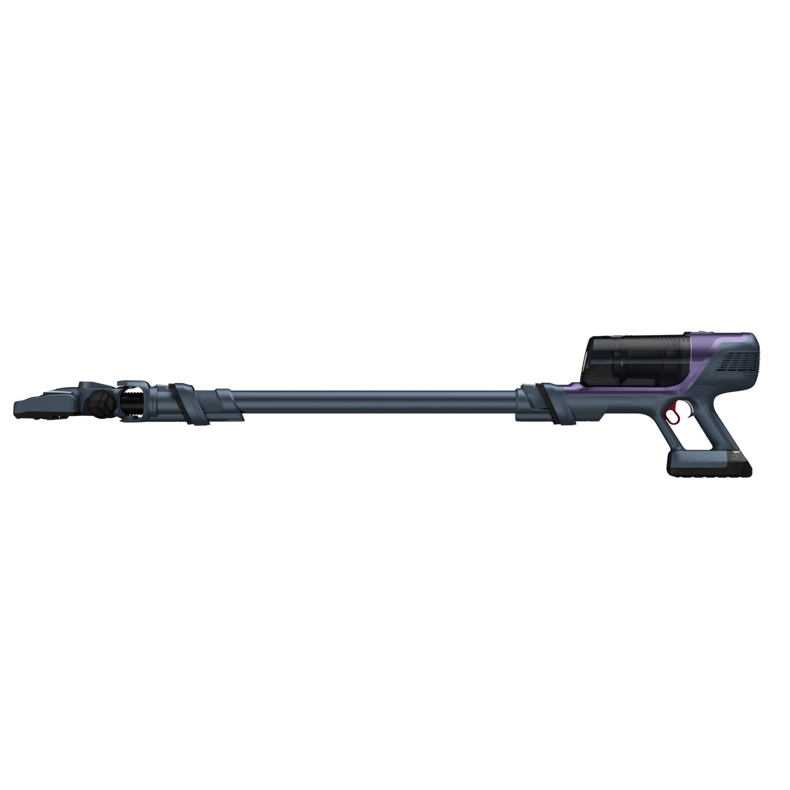 Aspirator vertical Rowenta X-Pert 6.60 Essential RH6838WO, 100W, autonomie 45 min, capacitate praf 0.55L, perie tapiterie, duza spatii inguste, baza de incarcare, albastru & mov