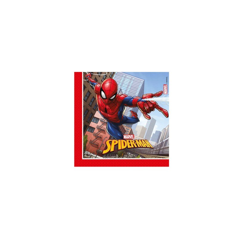 Set baloane tematica Spider Man, cifra albastra