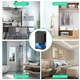 Dezumidificator pentru casa, Darklove, Rezervor 1000ml, Doua moduri de lucru si 7 lumini LED colorate, cu Functie de Uscare si Purificare a Aerului, pentru dormitor, subsol, baie, bucatarie, birou, Negru