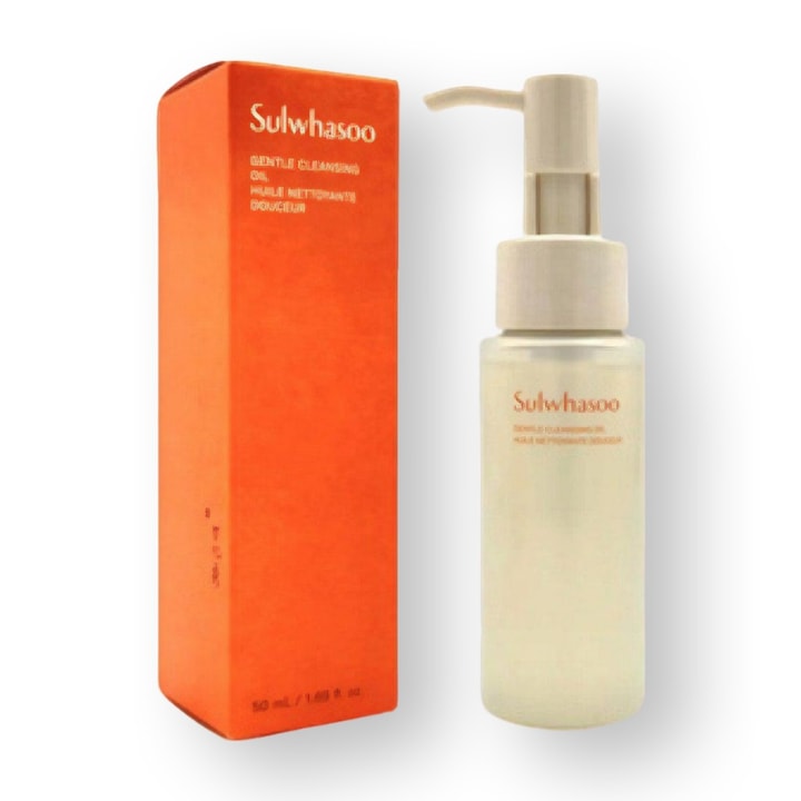 Ulei demachiant Sulwhasoo, Gentle Cleansing Oil, Mini, Curatare eficienta, Ideal pentru tenul uscat, sensibil, 50 ml
