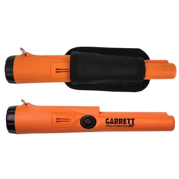 Víz alatti fémdetektor, Garrett, LED, 9 V-os elem, fekete/narancs