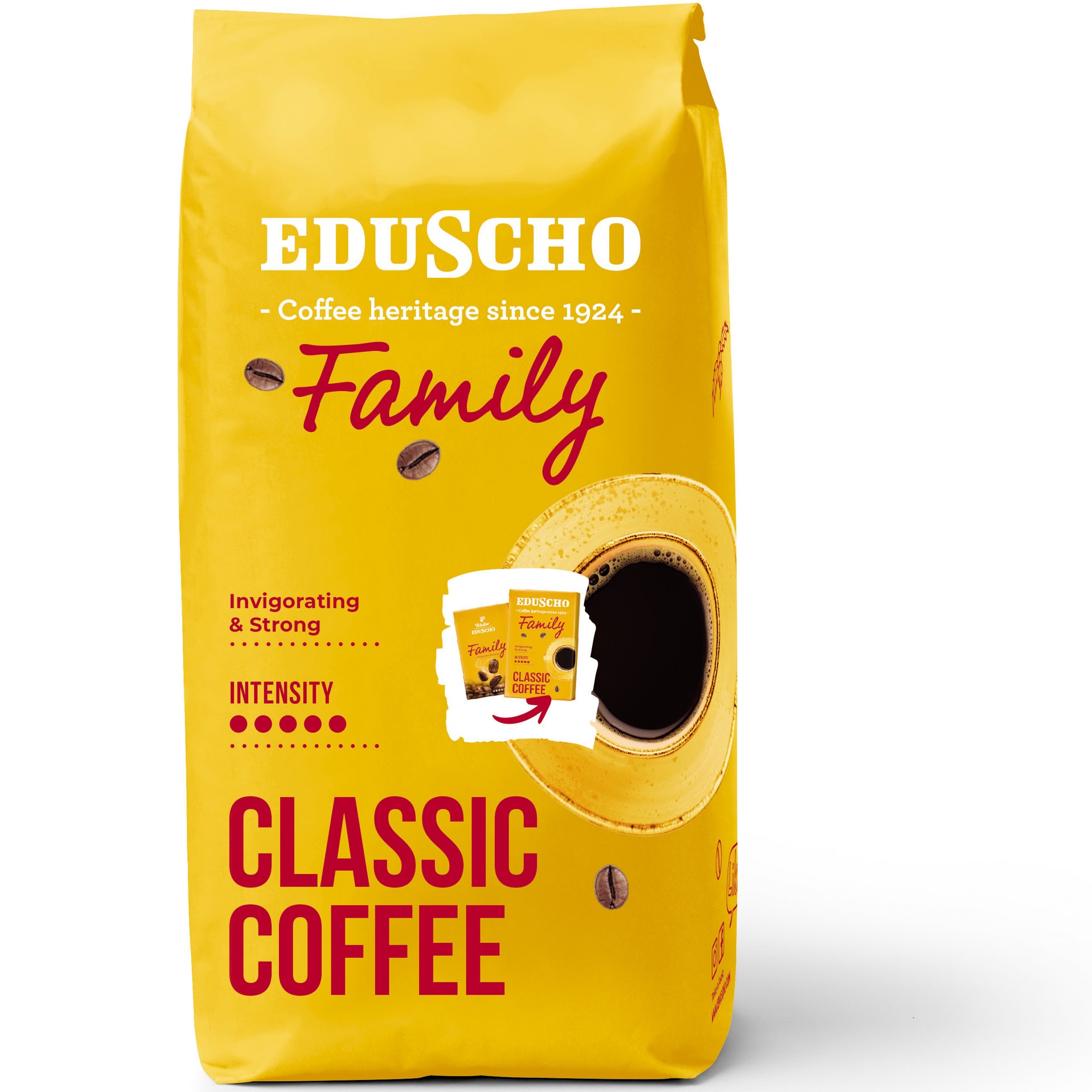 Cafea boabe, Eduscho Family, 1 kg