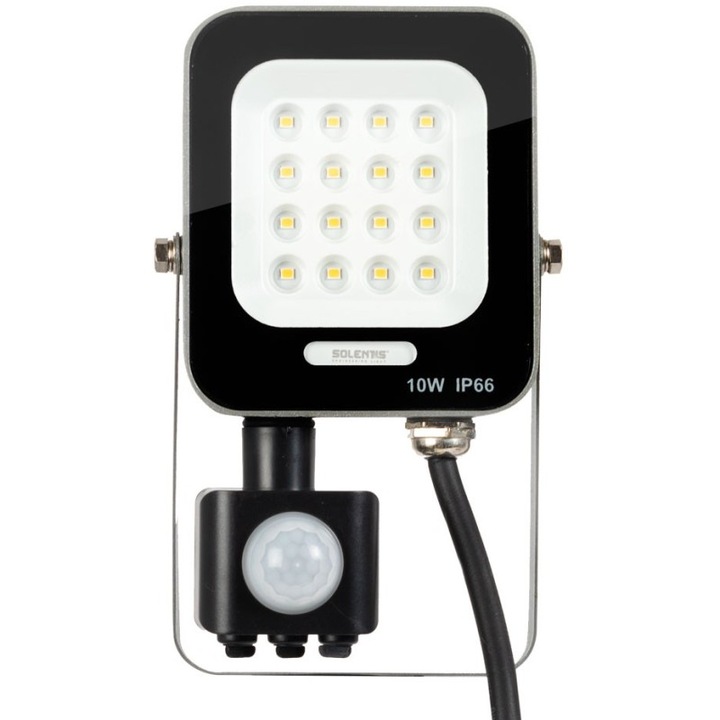 Proiector LED senzor 10w 4000k 110lm/wIP65, Solentis