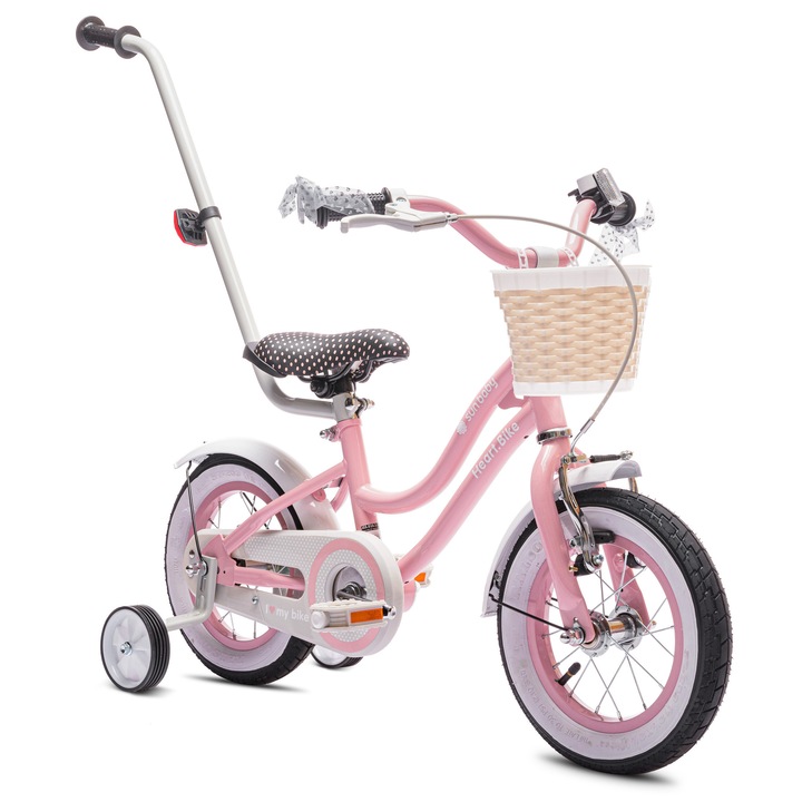 Lány kerékpár, Sun Baby, 12 hüvelykes, rózsaszín