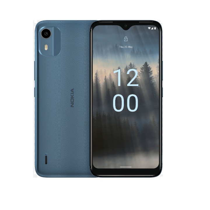 Мобилен телефон Nokia C12, 2 GB, 64 GB, Dark Cyan