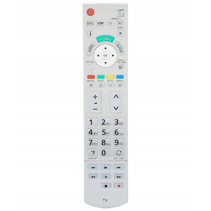 Telecomanda pentru Panasonic N2QAYB000842 3D, x-remote, butoane iluminate, Argint