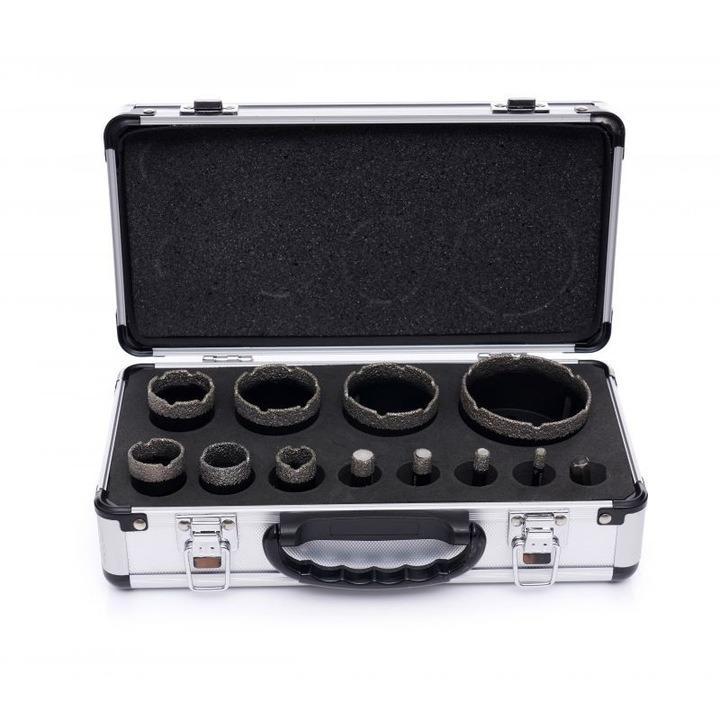 Gyémánt magkészlet, 6-68 mm, 12 elem, Kraft &Dele KD11227