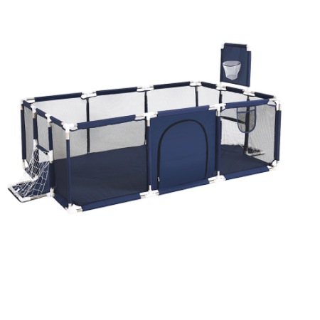 Gyermek és baba járóka focikapuval – kék - eMAG.hu