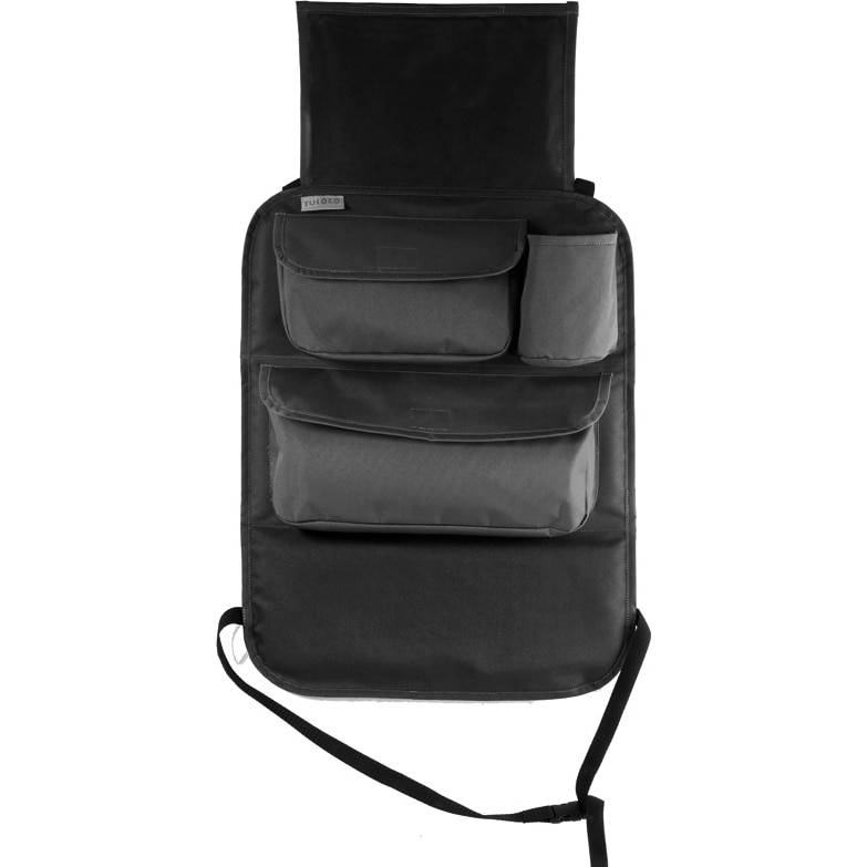 Organizator auto cu suport pentru tableta, Tuloko, Negru
