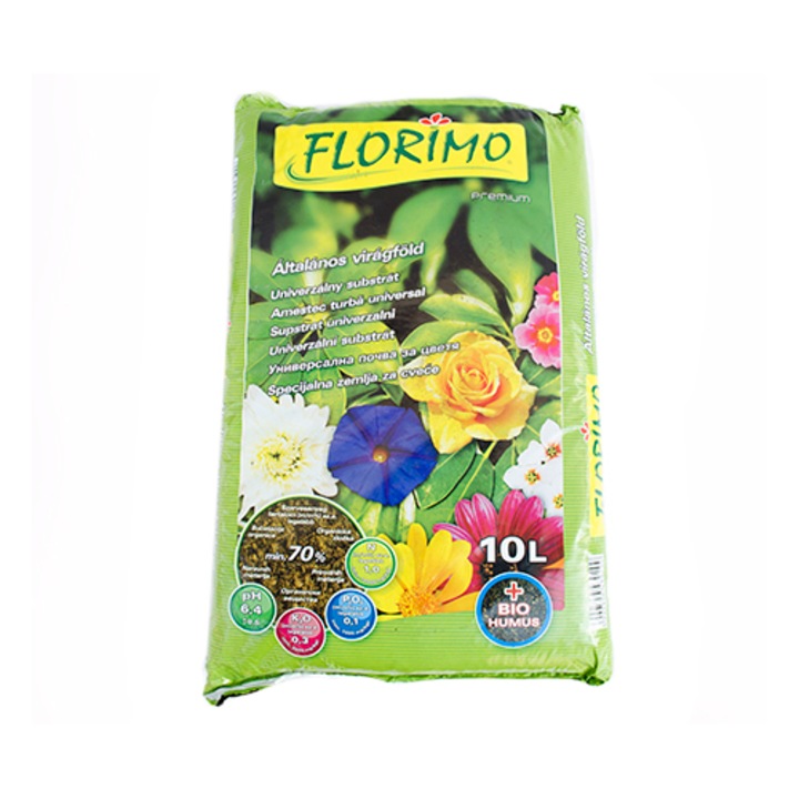 Florimo virágföld, univerzális, tőzegkeverék, 10 l