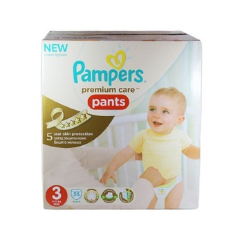 Scutece chilotel Pampers nr. 3 Midi 6-11 kg 56 buc Premium Care Scutece chilotel Pampers nr. 3 Midi 6-11 kg 56 buc Premium Care