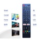 Telecomanda universala pentru NEI LED/LCD Smart TV 32NE4700-39NE4700, neagra