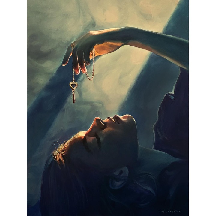 Рисуване по номера ITA ART, Стая пълна с тайни, 40х50см, Многоцветен