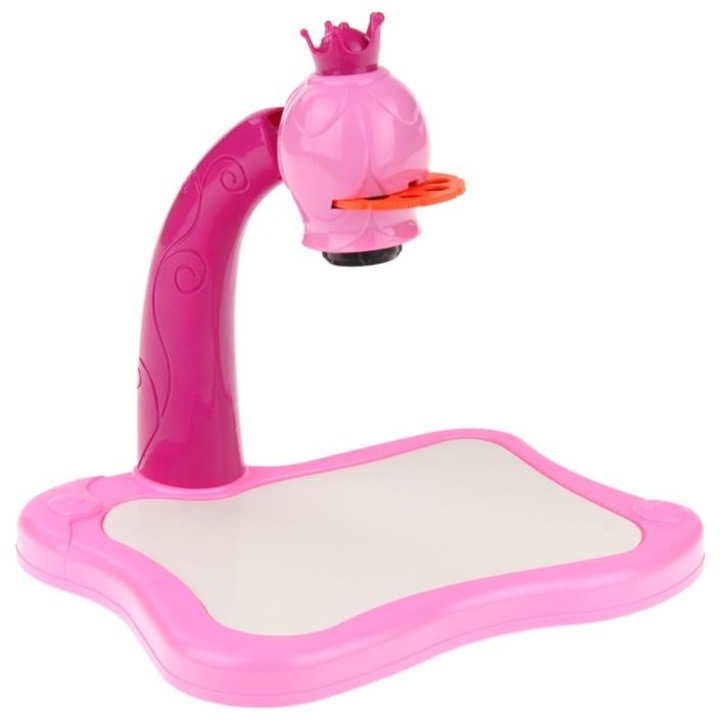 Rajzprojektor, Nobo Kids, Műanyag, 3 év+, Rózsaszín