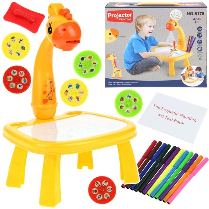 Rajzprojektor, Nobo Kids, 3 év+, Műanyag, Glaben