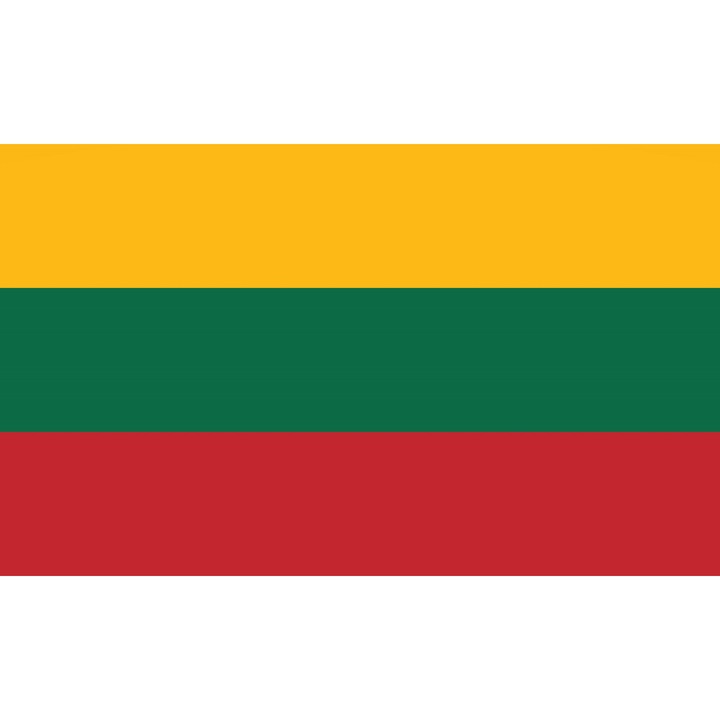 Sticker Drapel Autocolant Lituania 5 cm