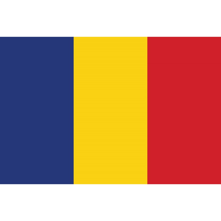 Sticker Drapel Autocolant Romania 10 cm