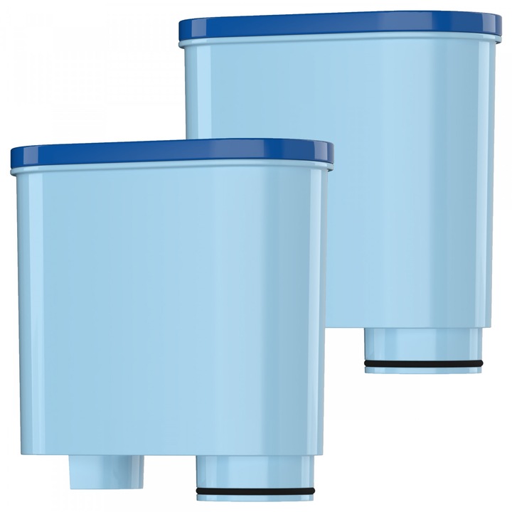 Set 2 filtre apa, Aquafloow, Compatibil cu Saeco/Philips, Albastru