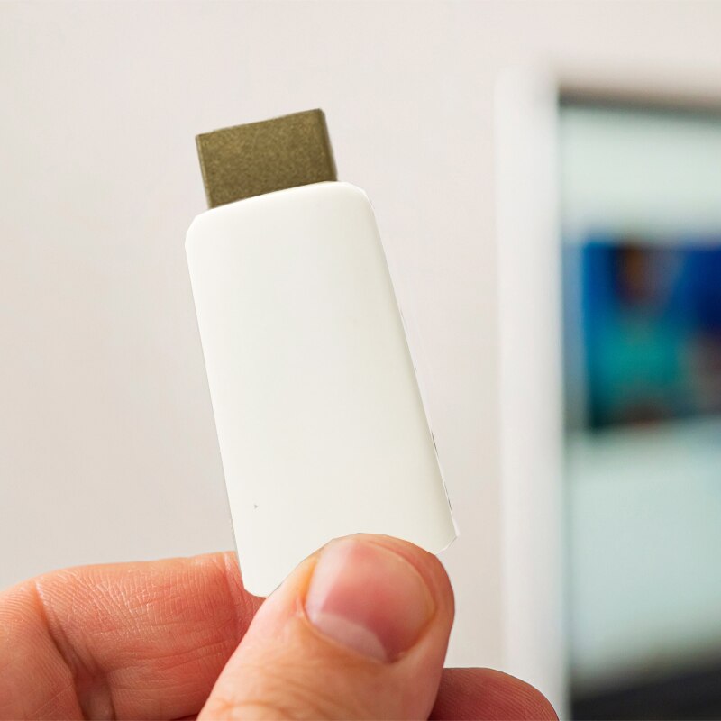 Мини конвертор адаптер HDMI мъжки към VGA женски, Full HD 1080P, с ...