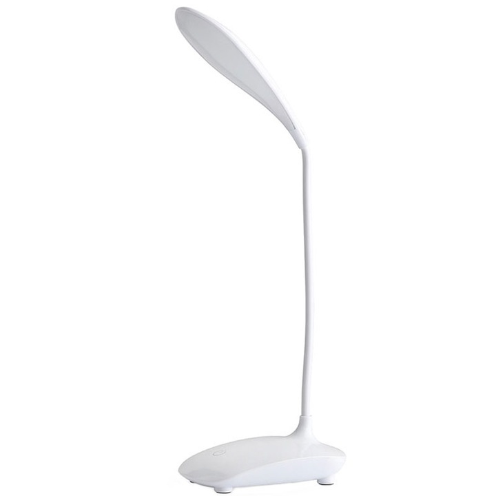 YWX, Asztali lámpa, LED, USB, 6000k, Fehér