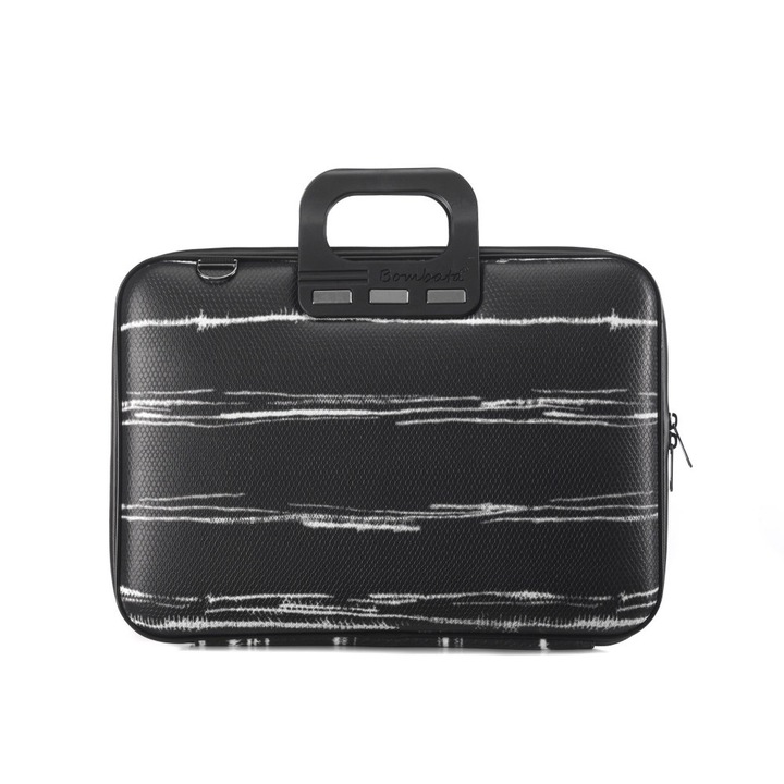 Luxus üzleti laptop táska 15.6 Domed Black-fehér/fekete