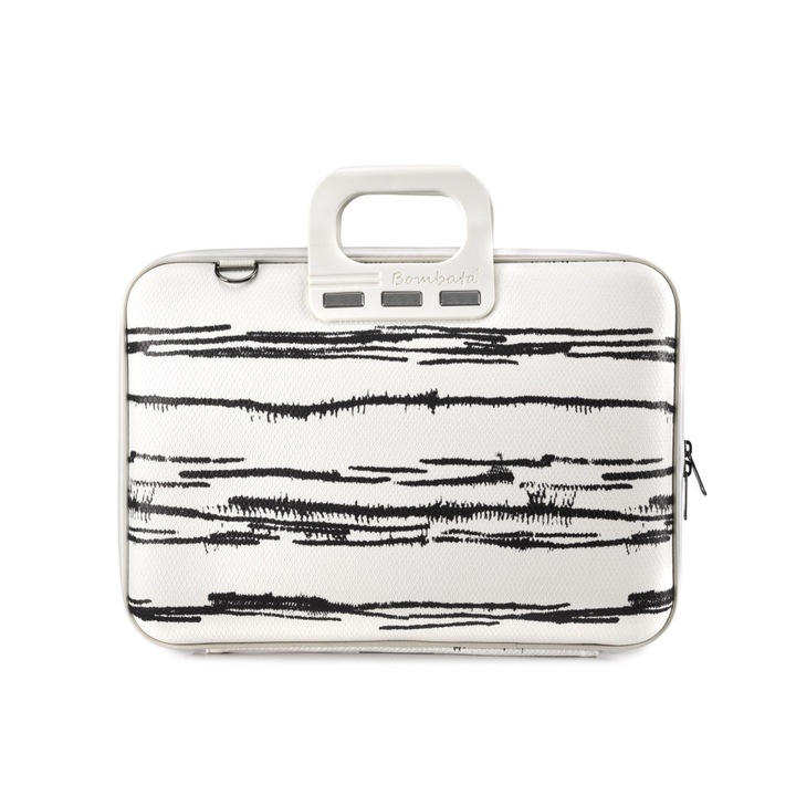 Luxus üzleti laptop táska 15.6 Domed Black&White-Fehér