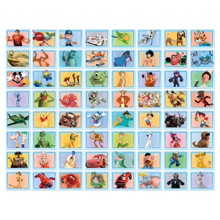 Disney 64 Piece Collage Blue 305x244 cm