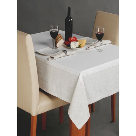 Fata de masa Irys, 140x180cm, Poliester/In, Bej/Crem