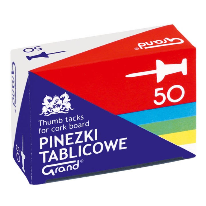 Piuneze pentru tabla pluta, Grand, 50 buc
