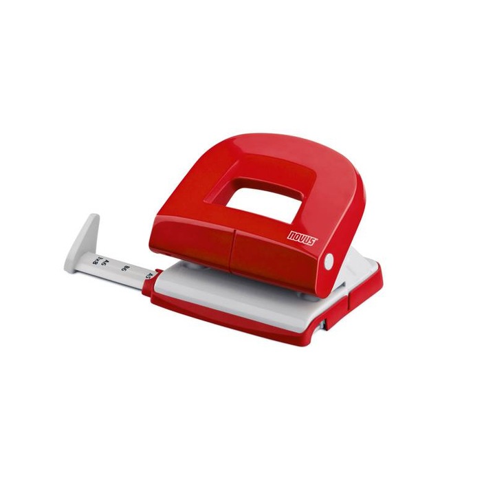 Perforator NOVUS E216 pentru 16 coli rosu